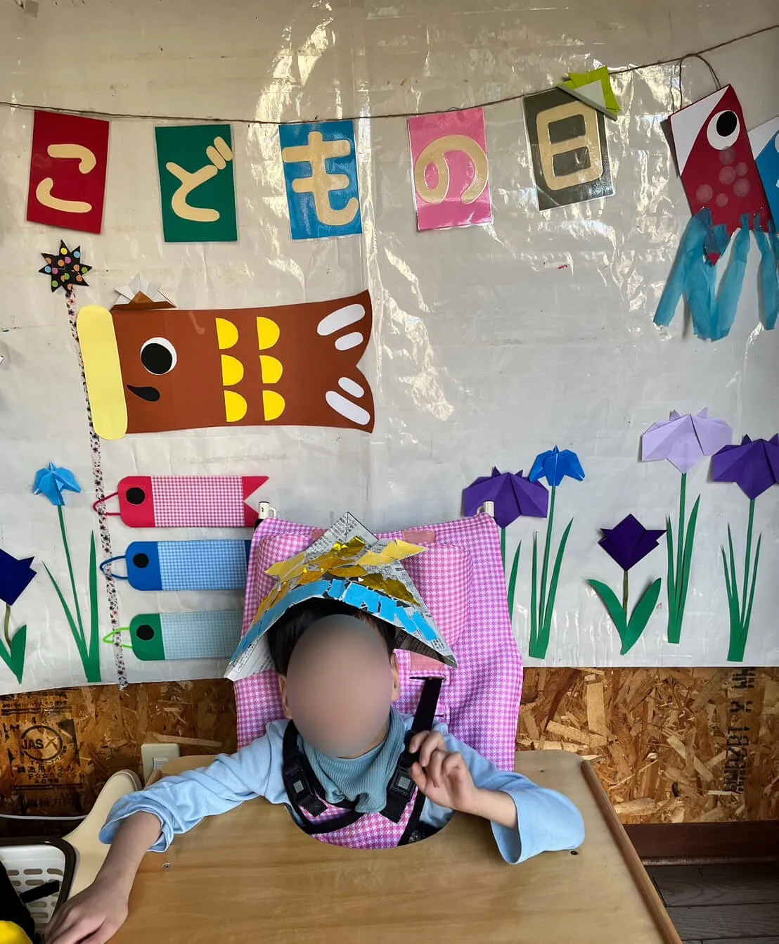 こいのぼり制作の写真