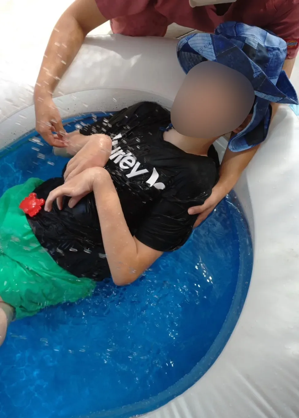 七夕会・プール遊びの写真