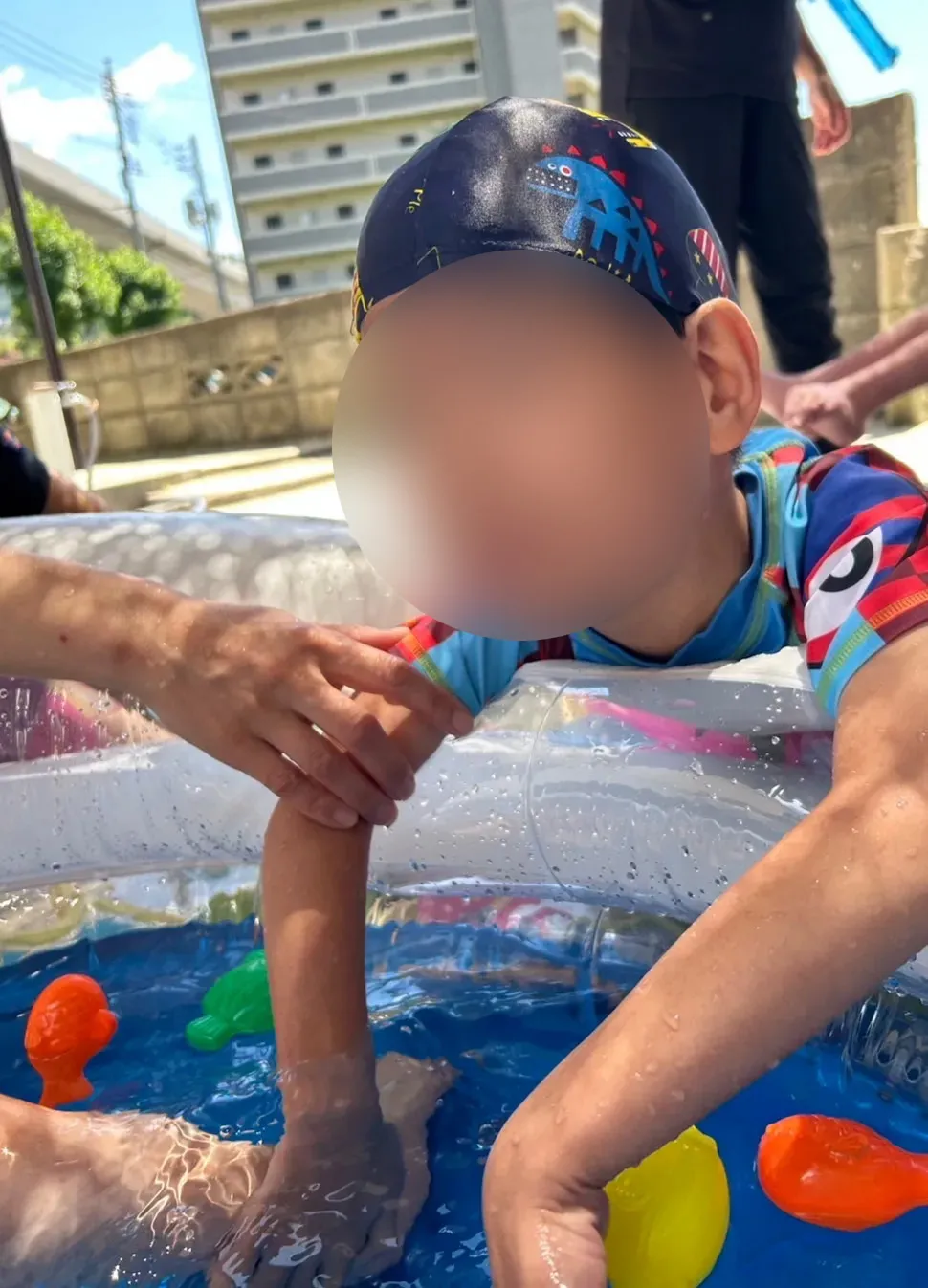 七夕会・プール遊びの写真