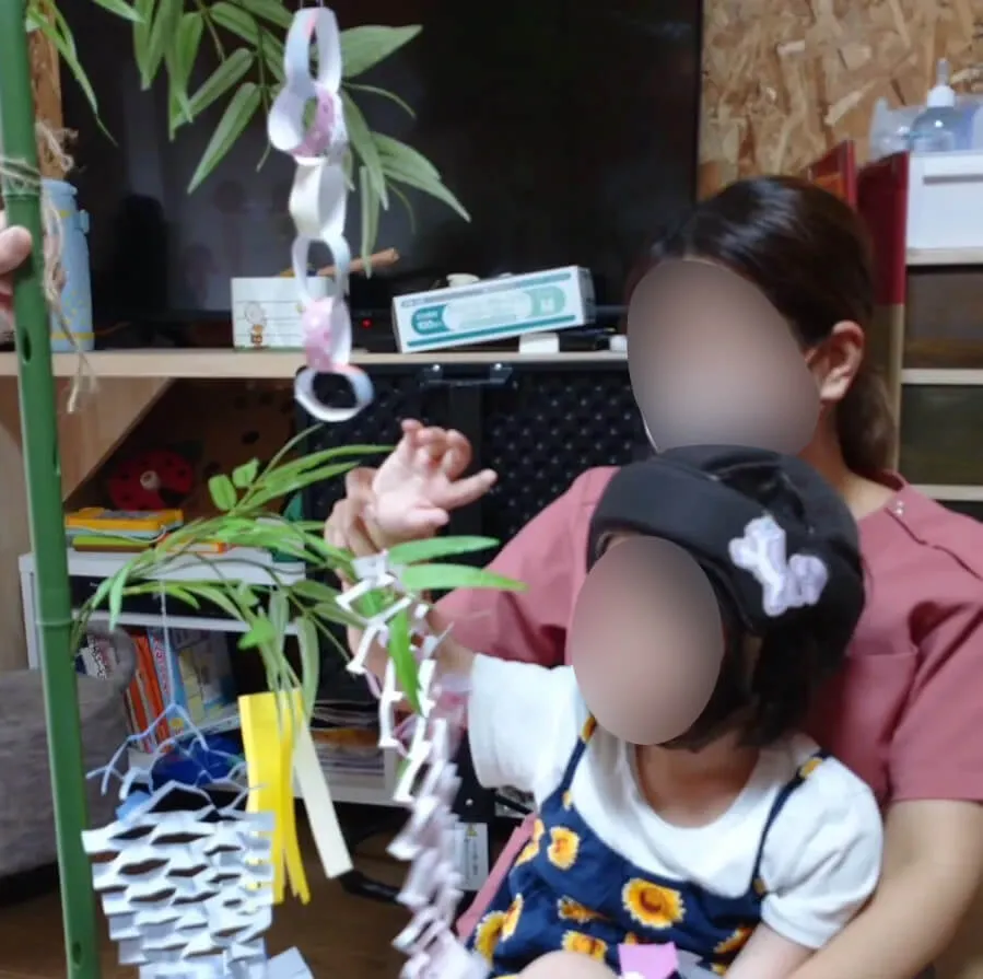 七夕会・プール遊びの写真