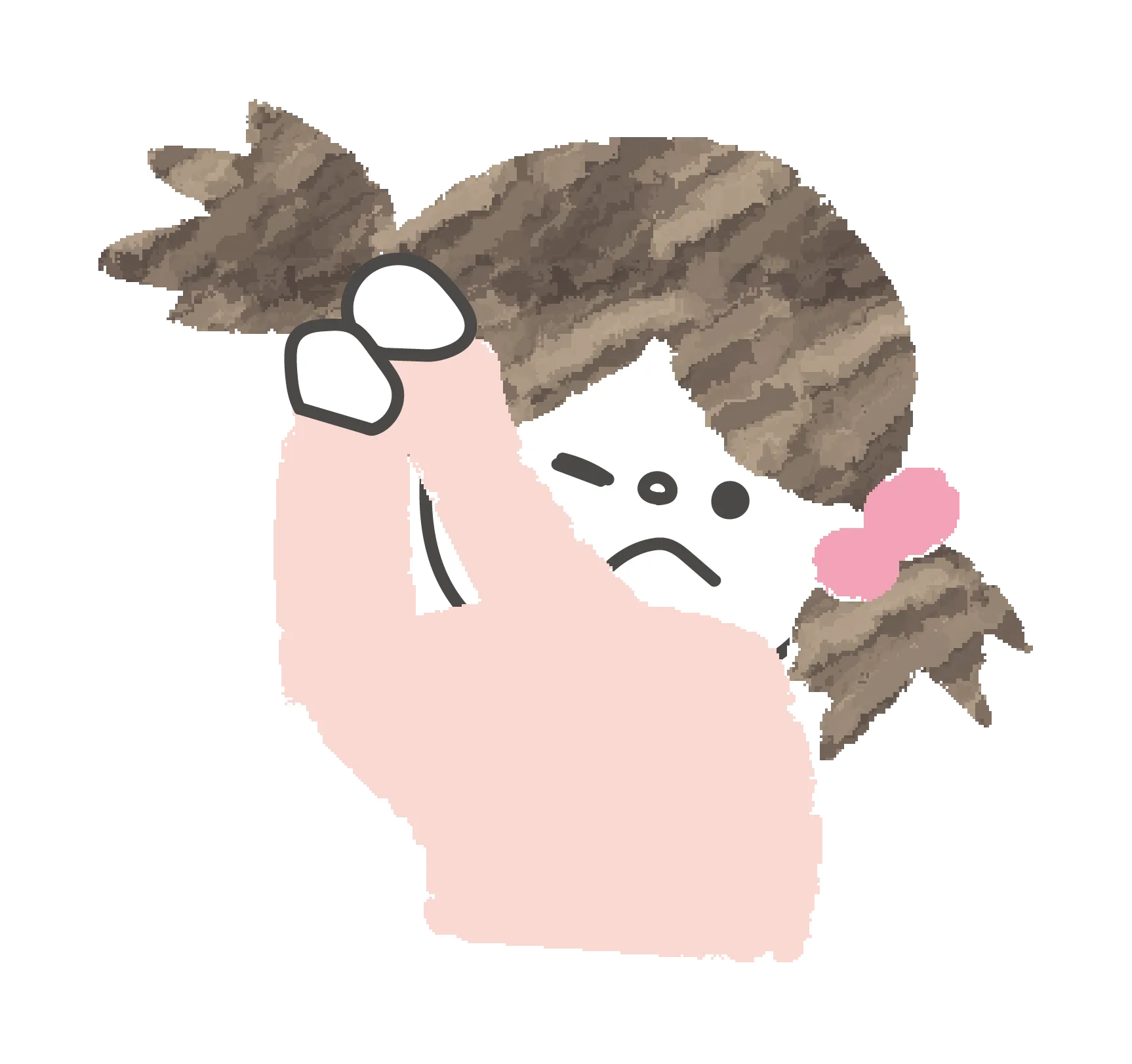 着替える子供のイラスト