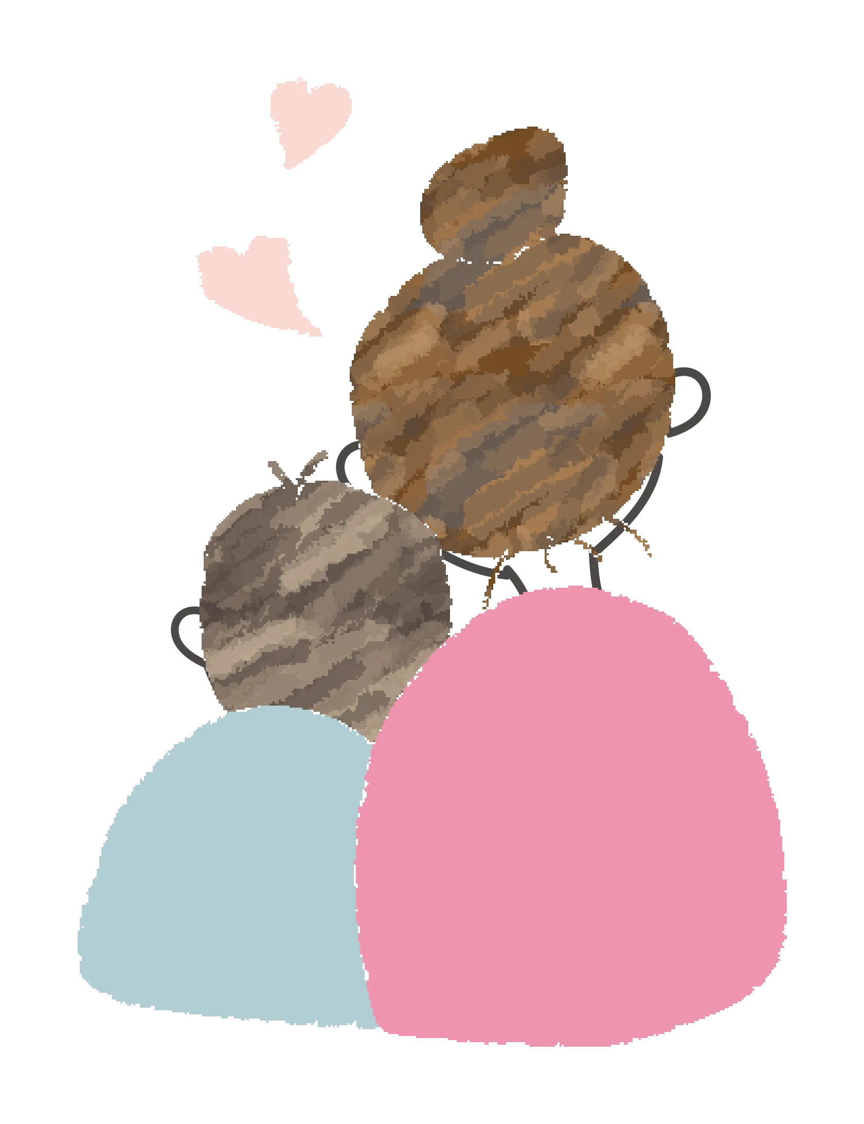 着替える子供のイラスト